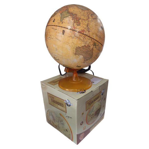 Globo Terraqueo 20 Cm Con Luz Politico Velador Gloter Local