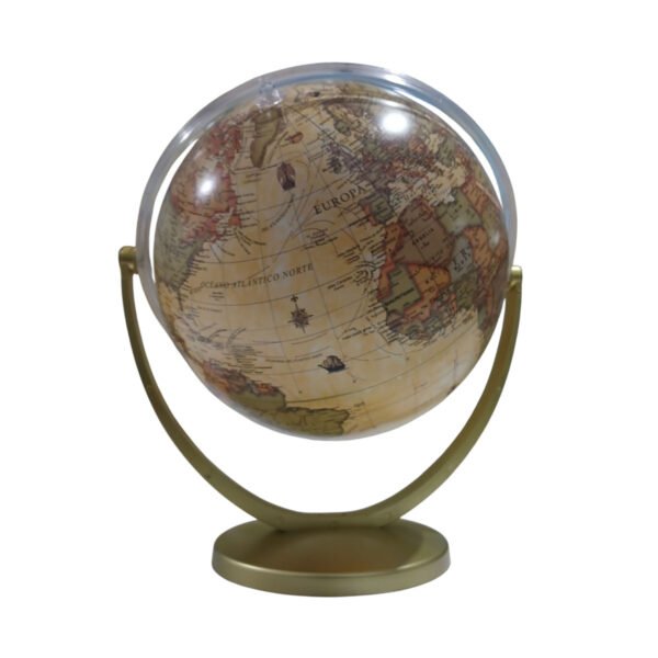 globo 207awd 2 Globo Terraqueo Sepia Multigiro 20 Cm Mapa Politico Plastico