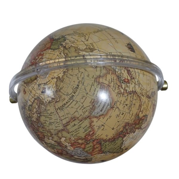 globo 207awd 3 Globo Terraqueo Sepia Multigiro 20 Cm Mapa Politico Plastico