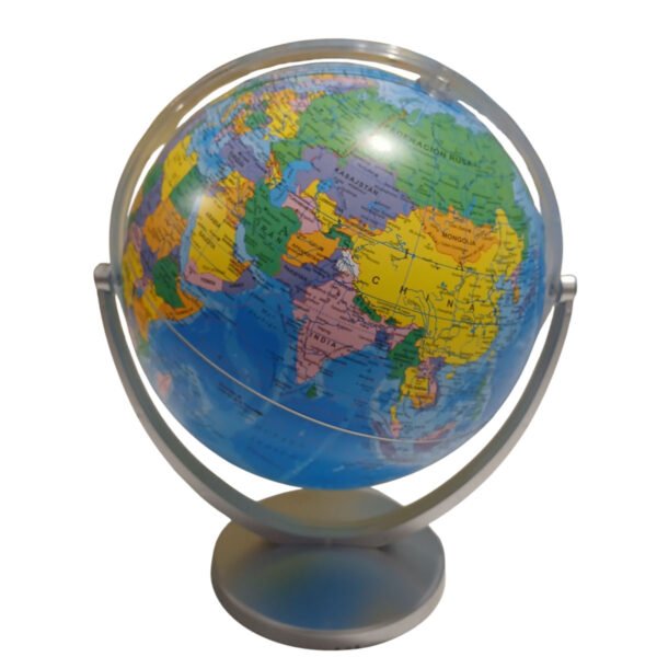 Globo Terraqueo 20 Cm Multigiro Mapa Politico Base Plastico