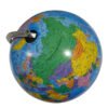 Globo Terraqueo 30 Cm Base Madera Meridiano Metal Politico - Imagen 3