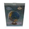 Globo Terraqueo 30 Cm Base Madera Meridiano Metal Politico - Imagen 4