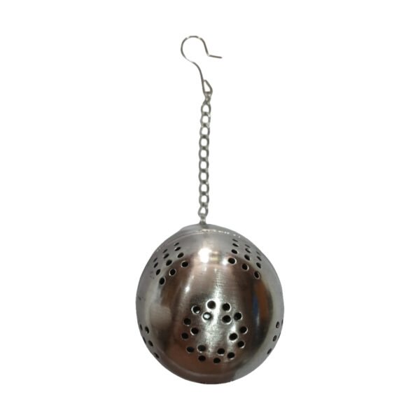 Infusor De Te En Hebras Set X 6 Con Cadena Bola  Acero Inox.