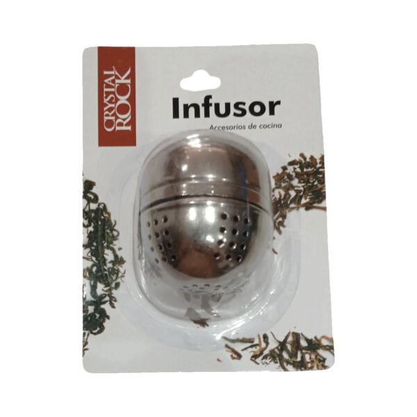 Infusor De Te En Hebras Set X 6 Con Cadena Bola  Acero Inox.