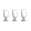 Set X3 Jarros De Cafe Vidrio Latte Machiatto Capuccino 240ml - Imagen 2