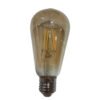 Lampara Led Pack X 5 Filamento Tubular Vintage 6w Luz Calida - Imagen 2