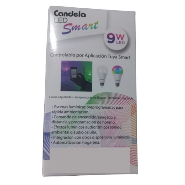 Pack X 5 Lampara Led Smart 9w Blancos Rgb Bombilla Bluetooth