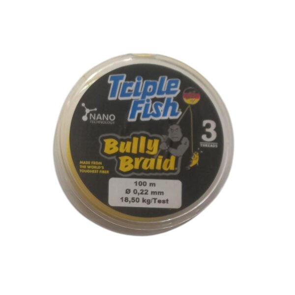 Multifilamento Pesca 0,22 Mm 100mts Linea 3 Hilo Triple Fish