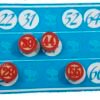 Loteria Bingo Mesa Familiar Fichas Madera +48 Cartones Juego - Imagen 2
