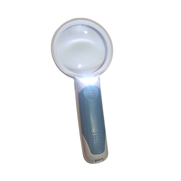 Lupa De Mano Con 2 Luz Led 2.5x De Aumento 75 Mm Hokenn