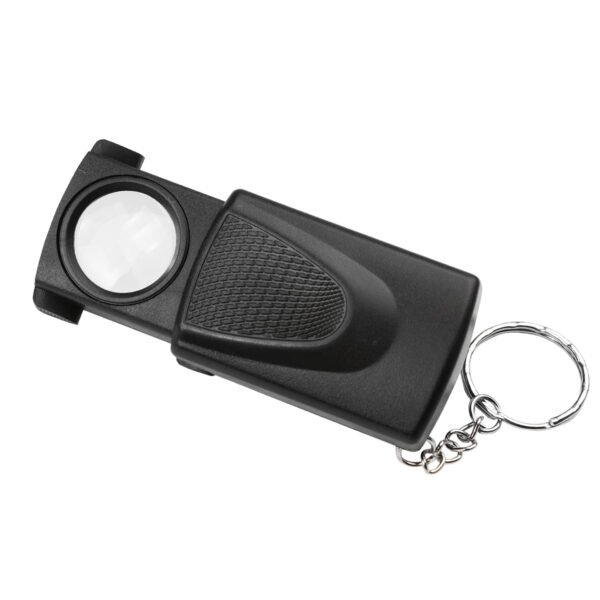 Lupa Hokenn Plegable 30x De Aumento 21mm Llavero Con Luz Led