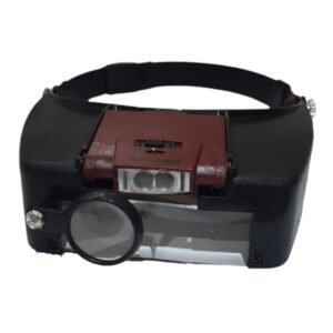 Lupa Binocular Lente Orgánica Con Luz Led Vincha Galileo