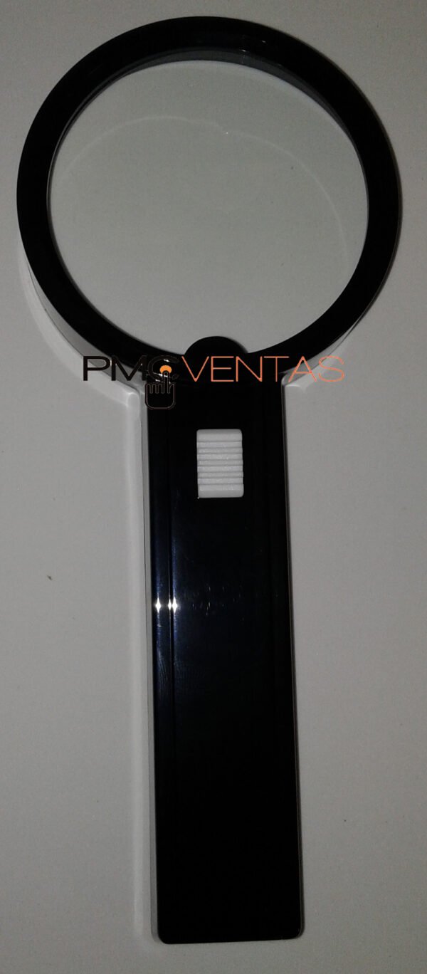 Lupa De Mano Lente Cristal Con Luz Led Y Cuerpo Plástico 2x