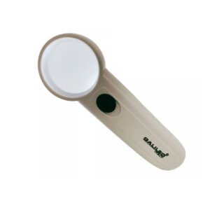 Lupa Doble Galileo Lente Cristal Aumento 5x Luz Led Linterna