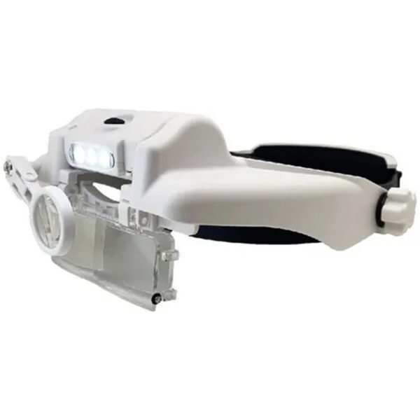 Lupa Binocular Triple Luz  Batería Recargable Galileo Local