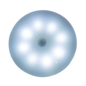 Aplique Plafon Luz Noche Sensor Movimiento Led 1w Recargable