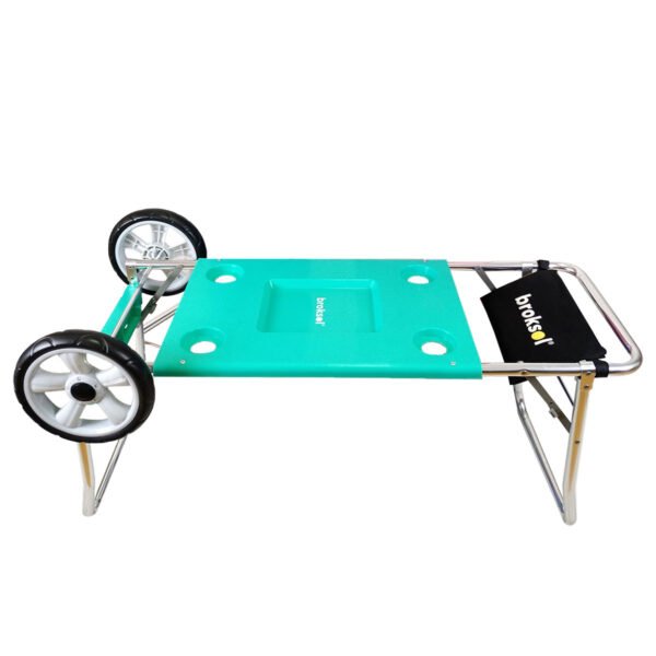Mesa Carro Playero Playa Camping Porta Reposera Broksol