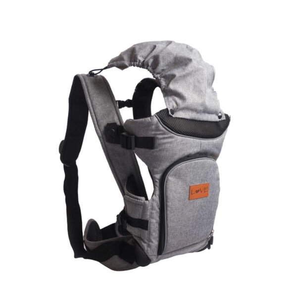 Mochila Porta Bebe 3 Posiciones Capucha Apto Recien Nacido