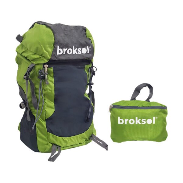 Mochila Trekking Camping Broksol 25 Lts Reduce A Bolsito