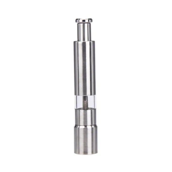 Pimentero Molinillo De Pimienta A Piston Acero Inox Acrilico