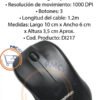 Mouse Daewoo Con Cable Usb 1000 Dpi Optico - Imagen 2