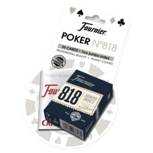 Mazo De Cartas Naipes Con Manual Poker Baraja Fournier 818