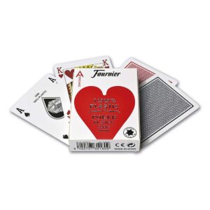Mazo De Naipes 100% Plastico Fournier Cartas Poker Standard