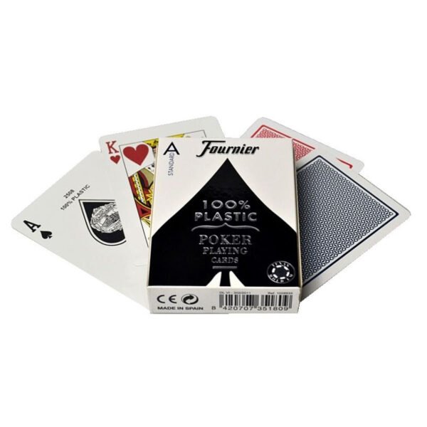 naipe IM10016249 2 Mazo De Naipes 100% Plastico Fournier Cartas Poker Standard