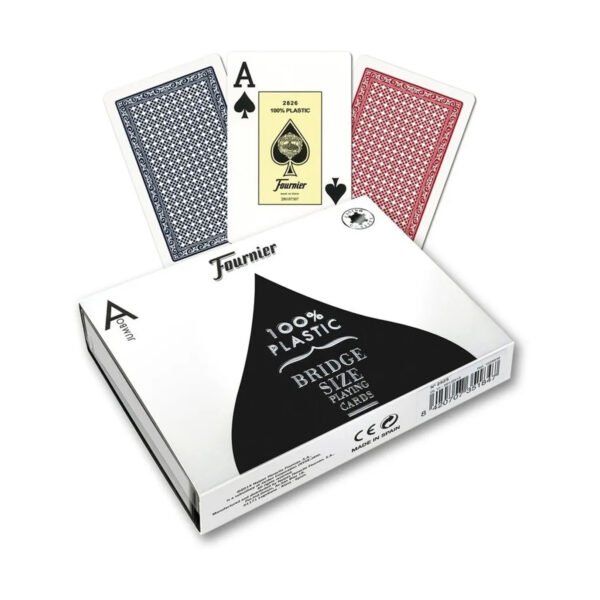 Naipes Bridge 2 Mazos Fournier Poker  100% Plástico Cartas