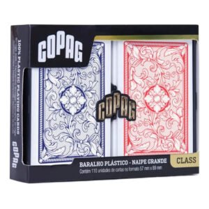 Set 2 Mazos Cartas Plastico Copag Bridge Poker Baraja Naipes