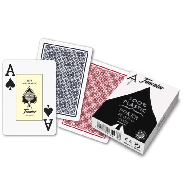 Mazo De Naipes 100 % Plastico Baraja Fournier Cartas Poker