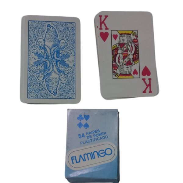 naipes flamingo azul 3 Pack 6 Mazos Cartas Naipes Poker X 54 Plastificados Flamingo
