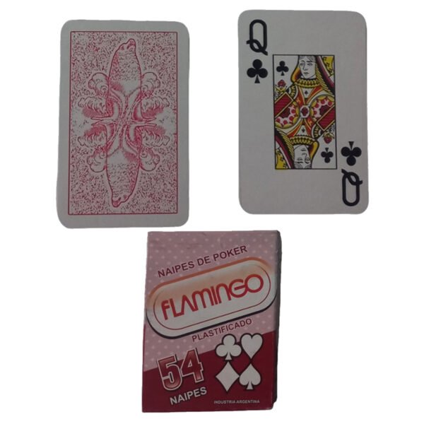 naipes flamingo rojo 3 Pack 6 Mazos Cartas Naipes Poker X 54 Plastificados Flamingo