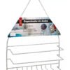Organizador De Ducha Baño 2 Estantes Para Colgar Metal Blanc - Imagen 4