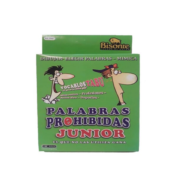 Palabras Prohibidas Junior Tabú Juego Mesa Para Niños
