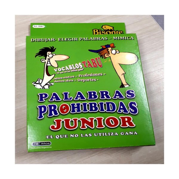 Palabras Prohibidas Junior Tabú Juego Mesa Para Niños