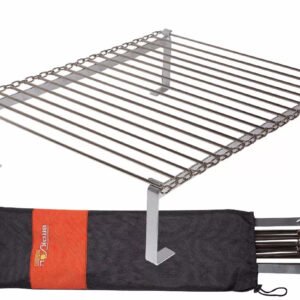 Parrilla Plegable Portatil De Camping  Enrollable C/ Funda