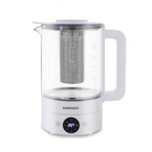 Pava Electrica Digital 1.5l Infusor Te Jarra Vidrio Daewoo