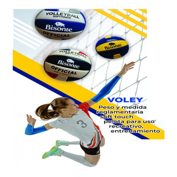 Pelota De Voley Soft Touch Reglamentaria Bisonte
