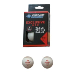 Pelotitas Ping Pong Donic Exclusive 3 Estrellas X 6 Pelotas