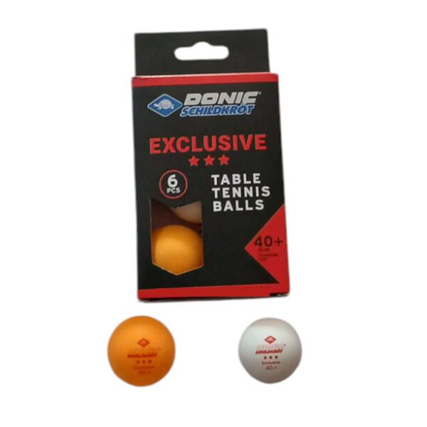 Pelotitas Ping Pong Donic Exclusive 3 Estrellas X 6 Pelotas