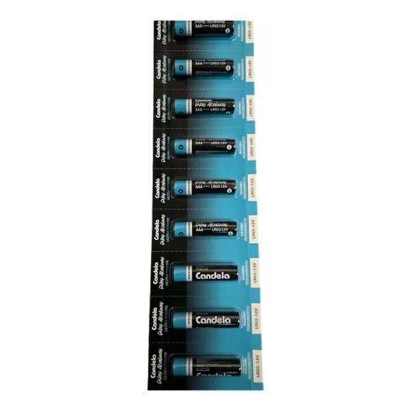 Pilas Alcalinas Aaa Tira X 10 Unidades Troqueladas Candela