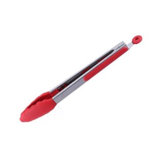 Pinza De Cocina Acero Y Punta Silicona  Multiuso 40 Cm Cheff