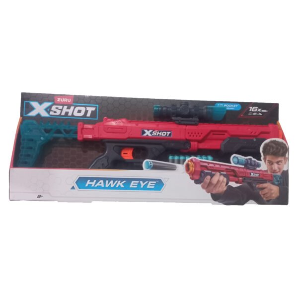 Escopeta Con Mira Hawk Eye Rifle Lanza Dardos X-shot