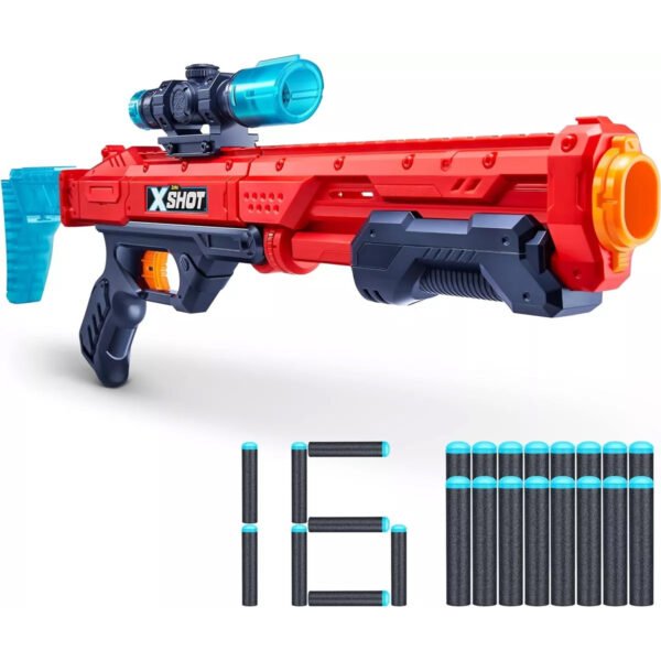 pistola 5762 3 Escopeta Con Mira Hawk Eye Rifle Lanza Dardos X-shot