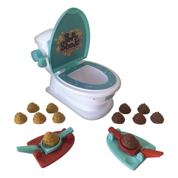 Popo Shoot Game Juego De Mesa Lanza Emboca En Inodoro Y Gana