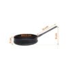 Provoletera Parrillera Chapa 13,5 Cm Con Mango Brosen - Imagen 5