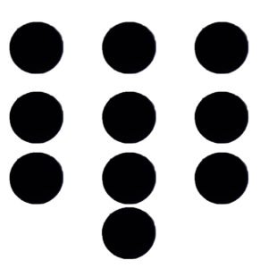 Punto De Salida Bola Pool Sticker X 10 Unidades