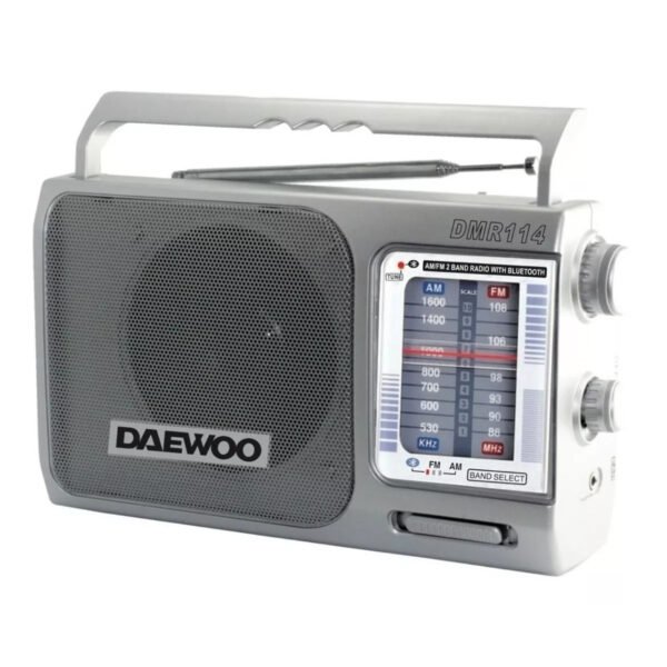 Radio Daewoo Am Fm Bluetooth Analogica Dual 220v O Pilas