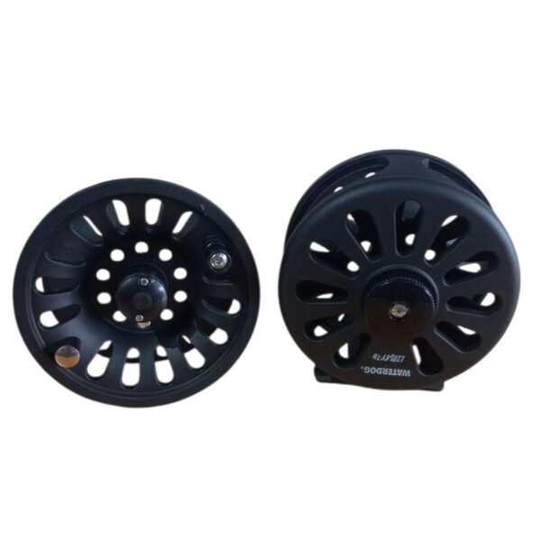 Reel Pesca Mosca Waterdog Limay Linea 7-8 Grafito Carrete Ex